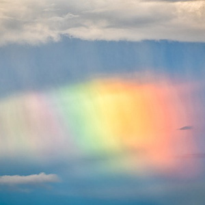 Rainbow on clouds